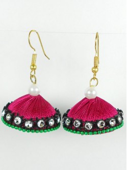 Silk Thread Earrings